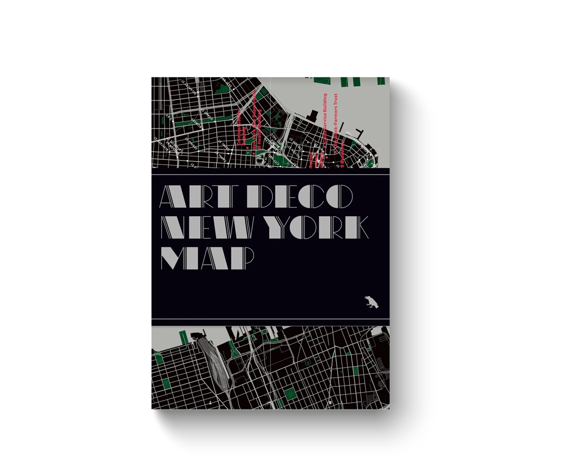 Art Deco New York Map Compendium Design Store