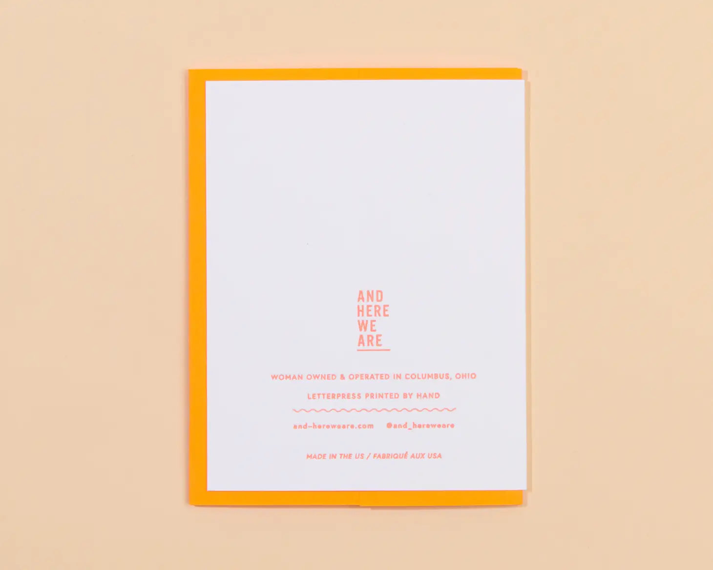 Love You, Miss You Mother's Day Letterpress Greeting Card