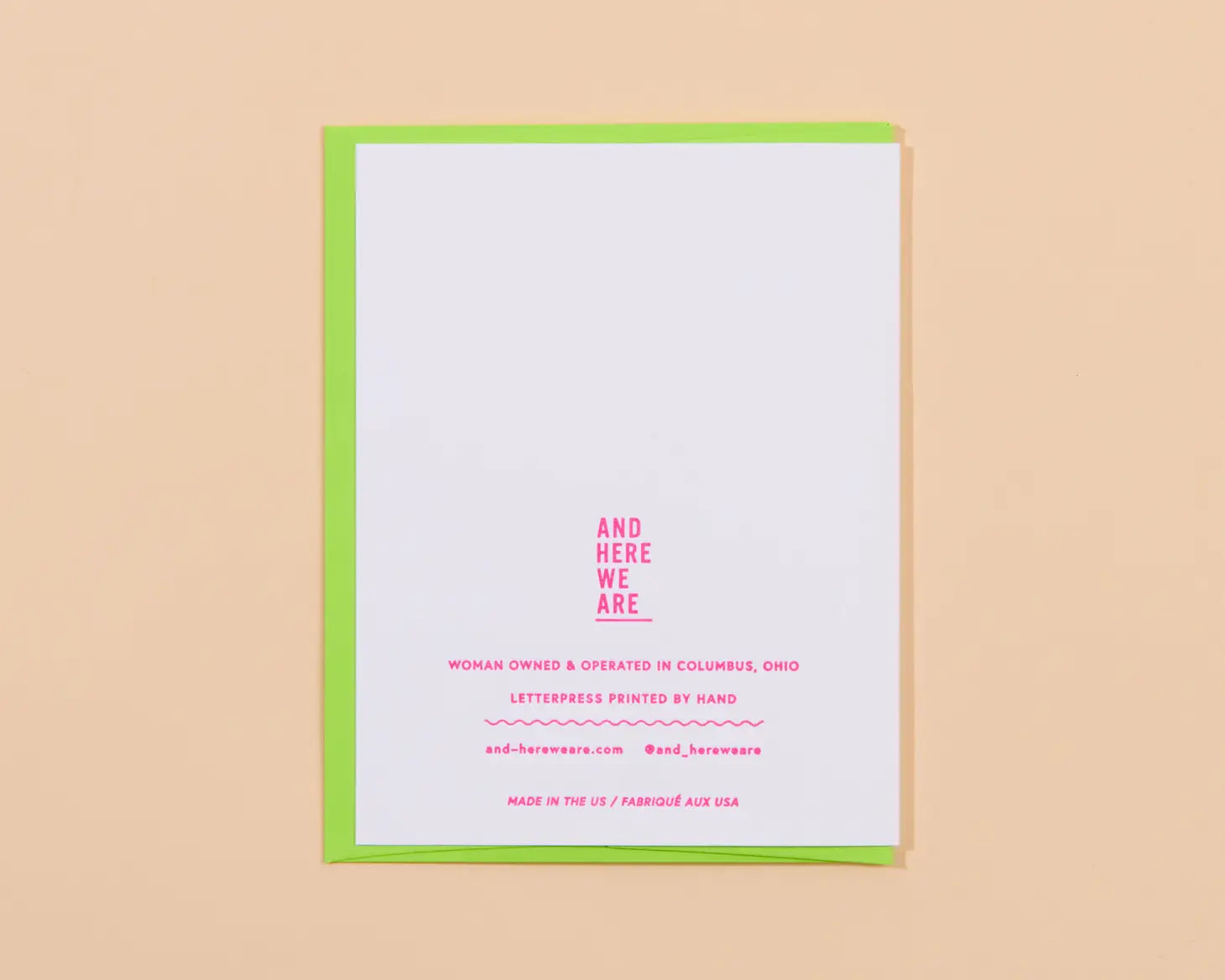 Oh Boy! Or Girl! Baby Shower Letterpress Greeting Card