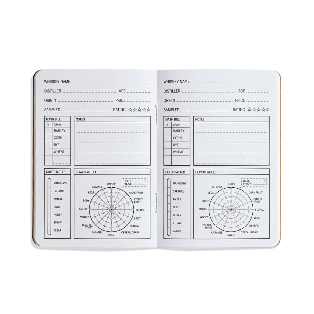 33 Books Co. Bourbon Tasting Notebook