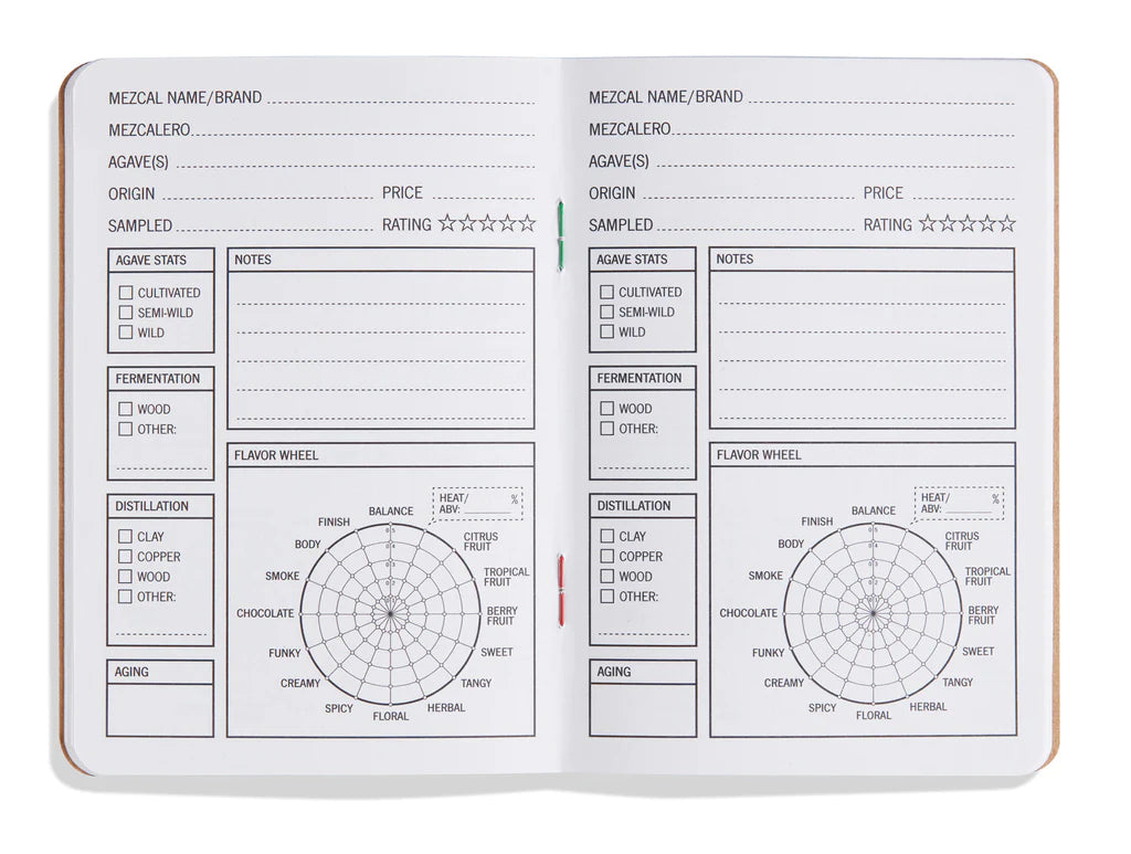 33 Books Co. Mezcal Tasting Notebook