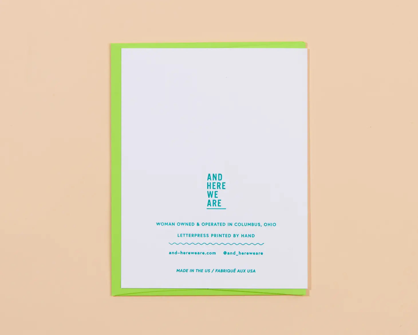 December Birthday Letterpress Greeting Card
