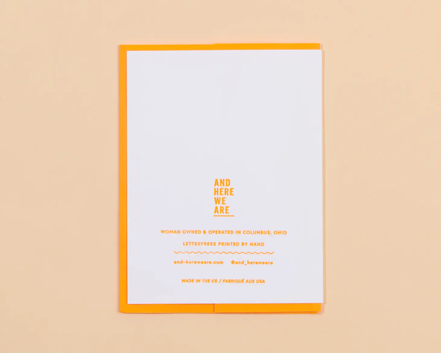 Congrats Letterpress Greeting Card