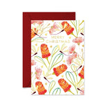 LittleHootHoot Merry Christmas Banksia Greeting Card