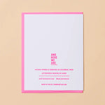 Married + Mortgage Wedding Letterpress Greeting Card