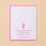 Married + Mortgage Wedding Letterpress Greeting Card