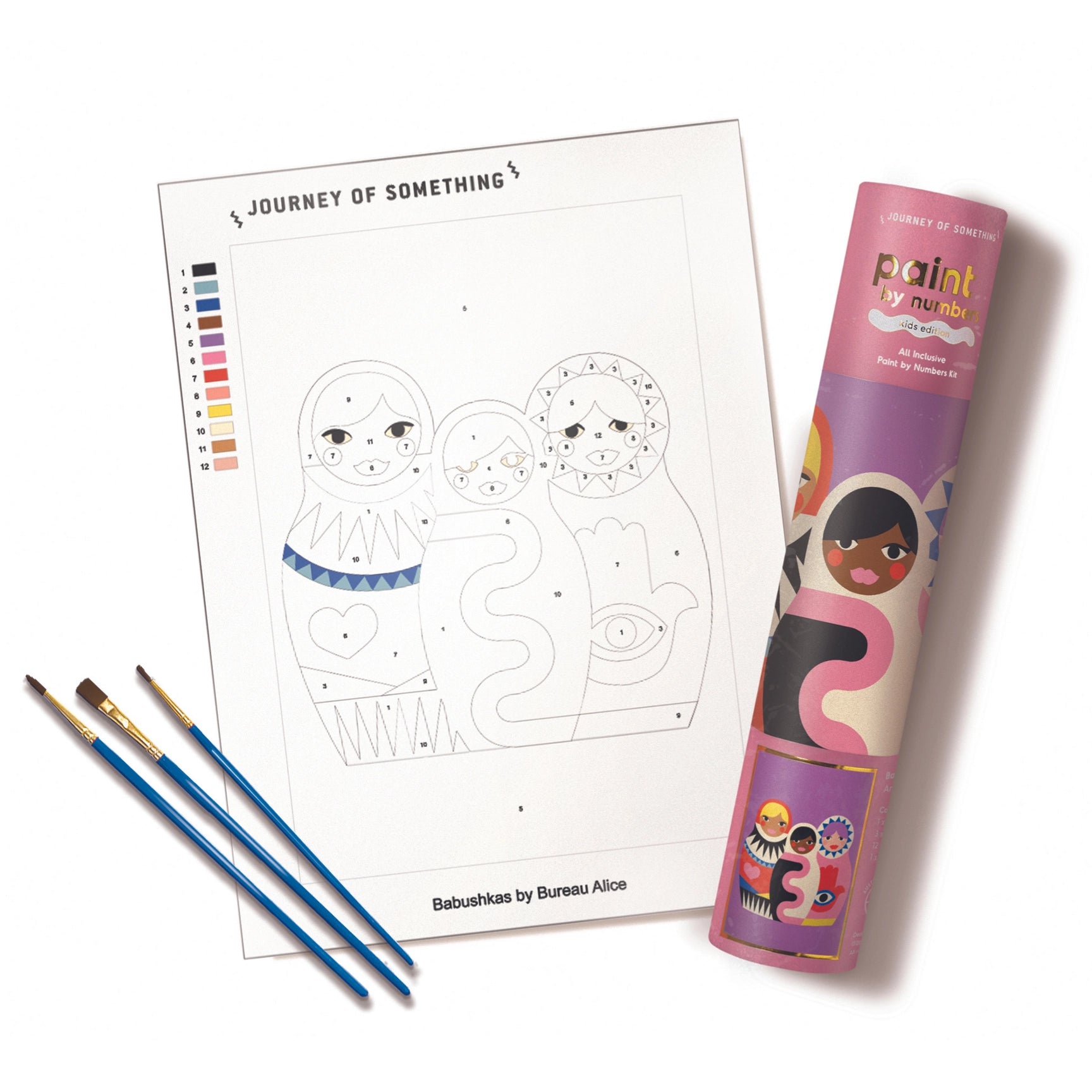 Journey of Something Kids Paint By Numbers — Babushkas