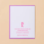 It Was Your Birthday Belated Letterpress Greeting Card
