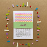 Bright Press Letterpress Calendar 2024