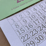 Bright Press Letterpress Calendar 2024