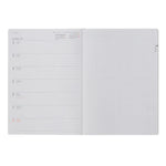 Delfonics 2024 B6 Diary Weekly + Notes. Type B Layout.