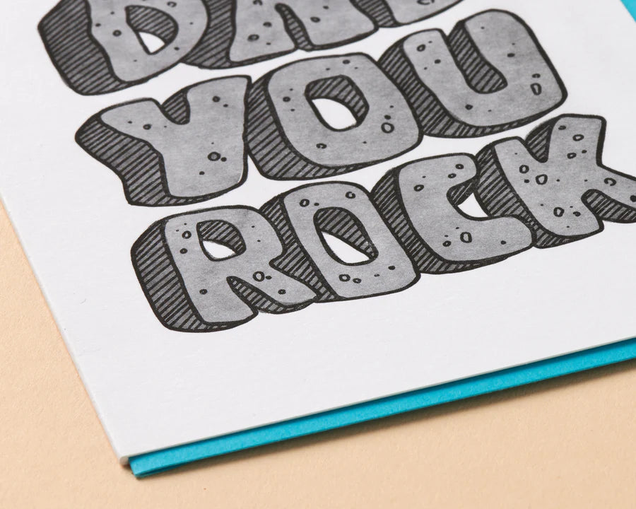 And Here We Are 'Dad You Rock' Card