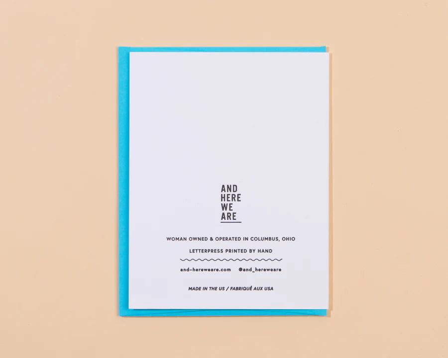 And Here We Are 'Dad You Rock' Card