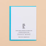 And Here We Are 'Dad You Rock' Card