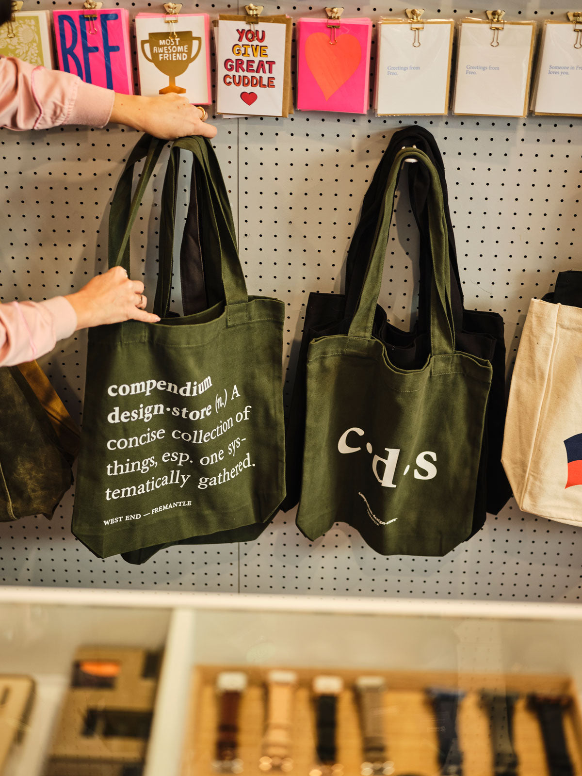 Compendium Design Store, Fremantle. Tote bag