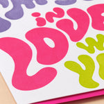 And Here We Are I'm so in love with you' Card