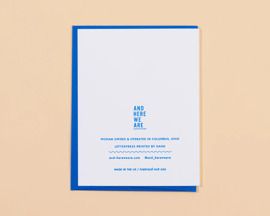 And Here We Are 'Love You Dad' Card