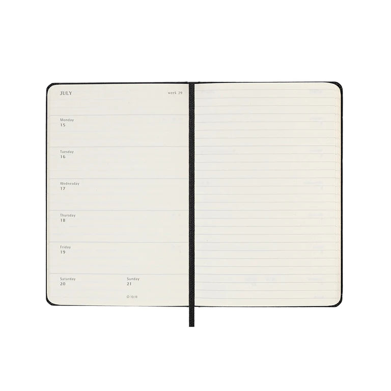 Moleskine 2024 Diary Weekly Notebook Pocket Hard Cover