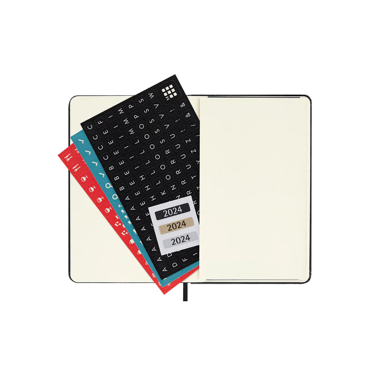 Moleskine 2024 Diary Weekly Notebook Pocket Hard Cover