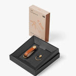Orbitkey Key Organiser + Ring V2 Gift Set in Cognac/Tan