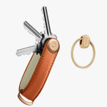 Orbitkey Key Organiser + Ring V2 Gift Set in Cognac/Tan