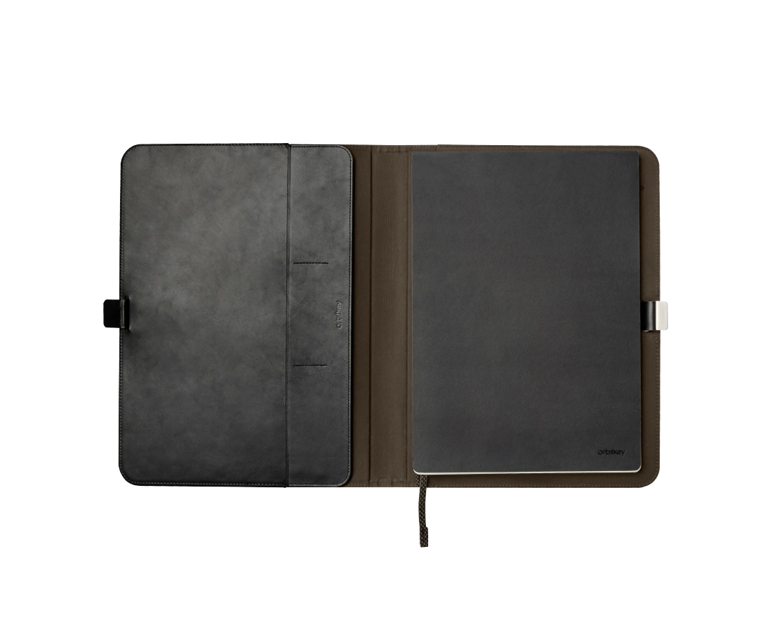 Orbitkey Compendium A4 + Notepad Terracotta Black