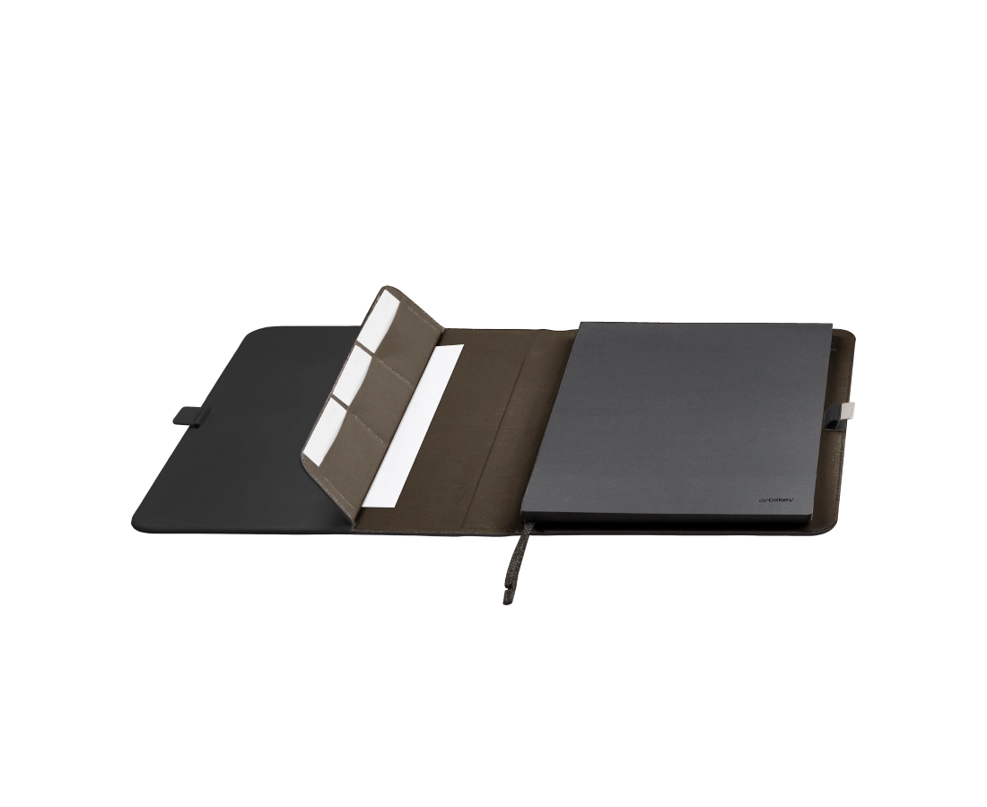 Orbitkey Compendium A4 + Notepad Terracotta Black