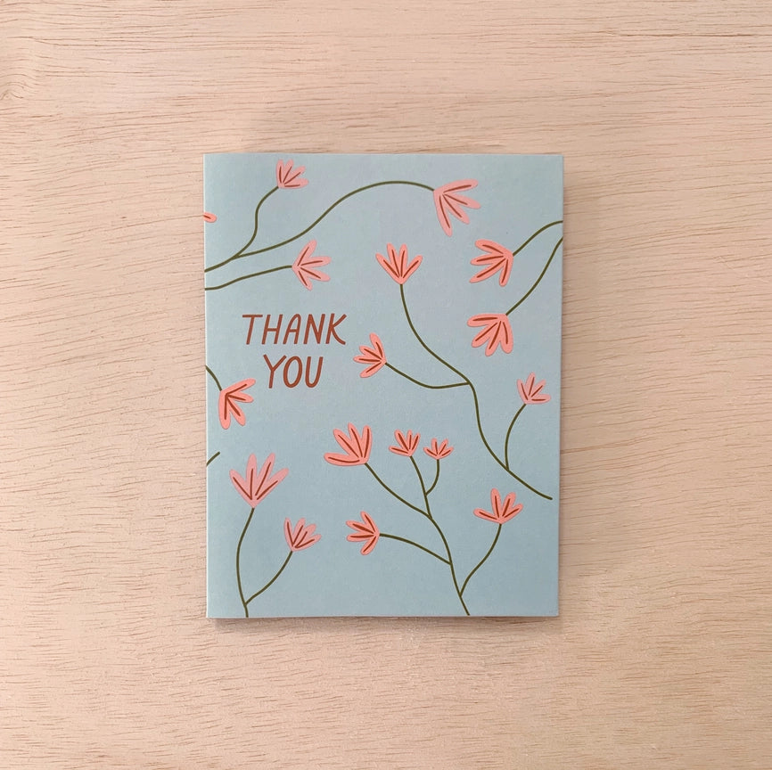 Odd Daughter - Floral Thank You Card