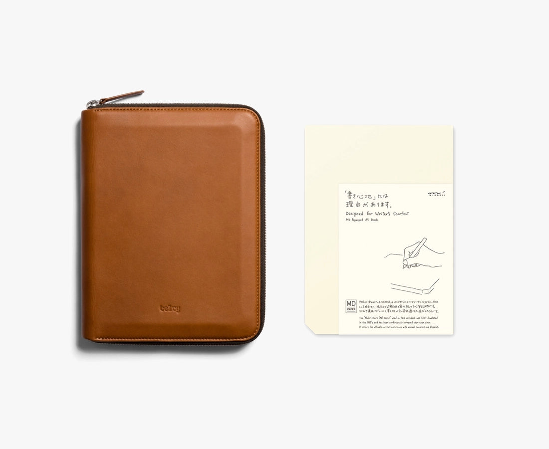 A5 Compendium + Note Pad Bundle Caramel Blank