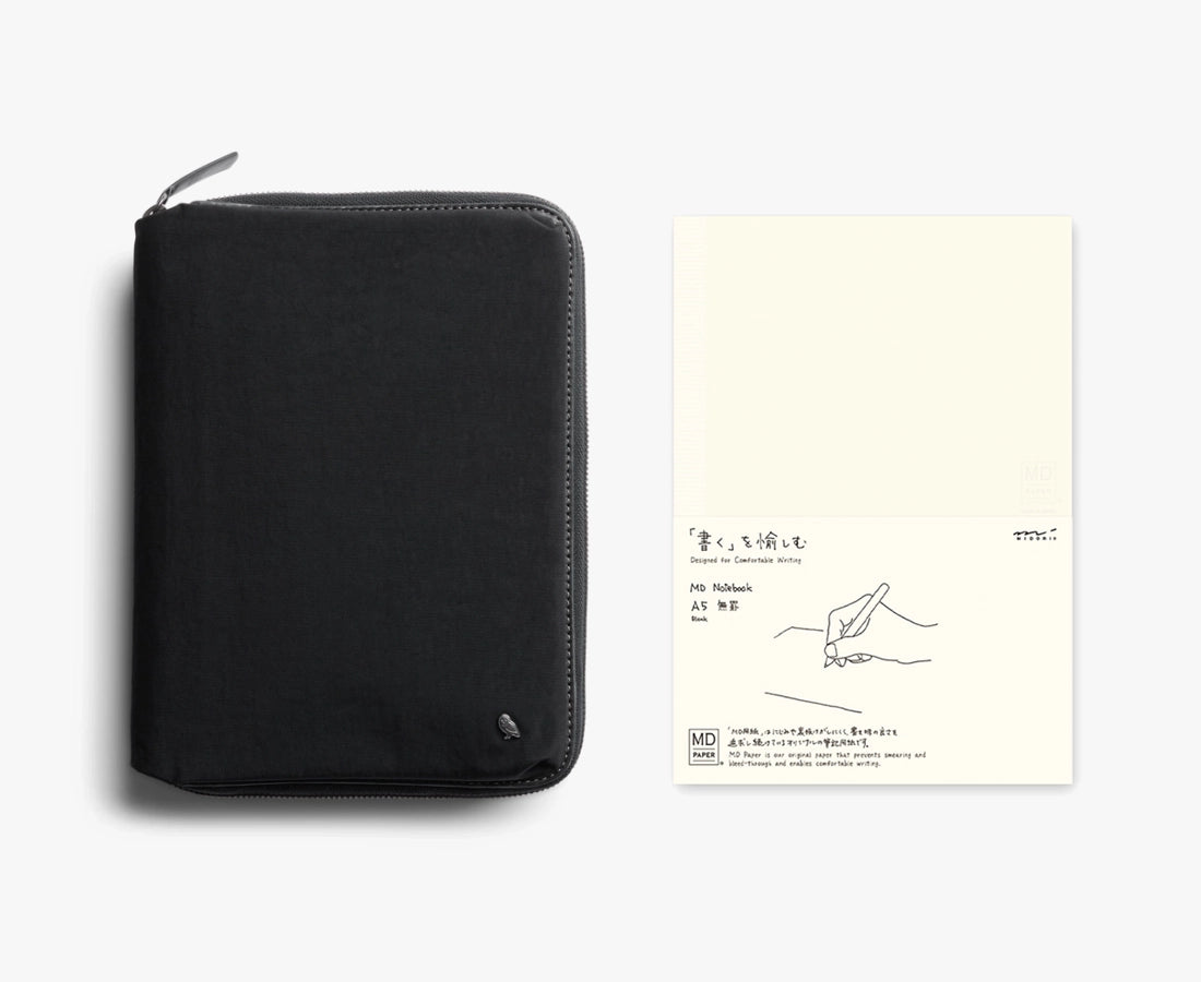 Bellroy Tokyo Folio Compendium + A5 Notebook Bundle