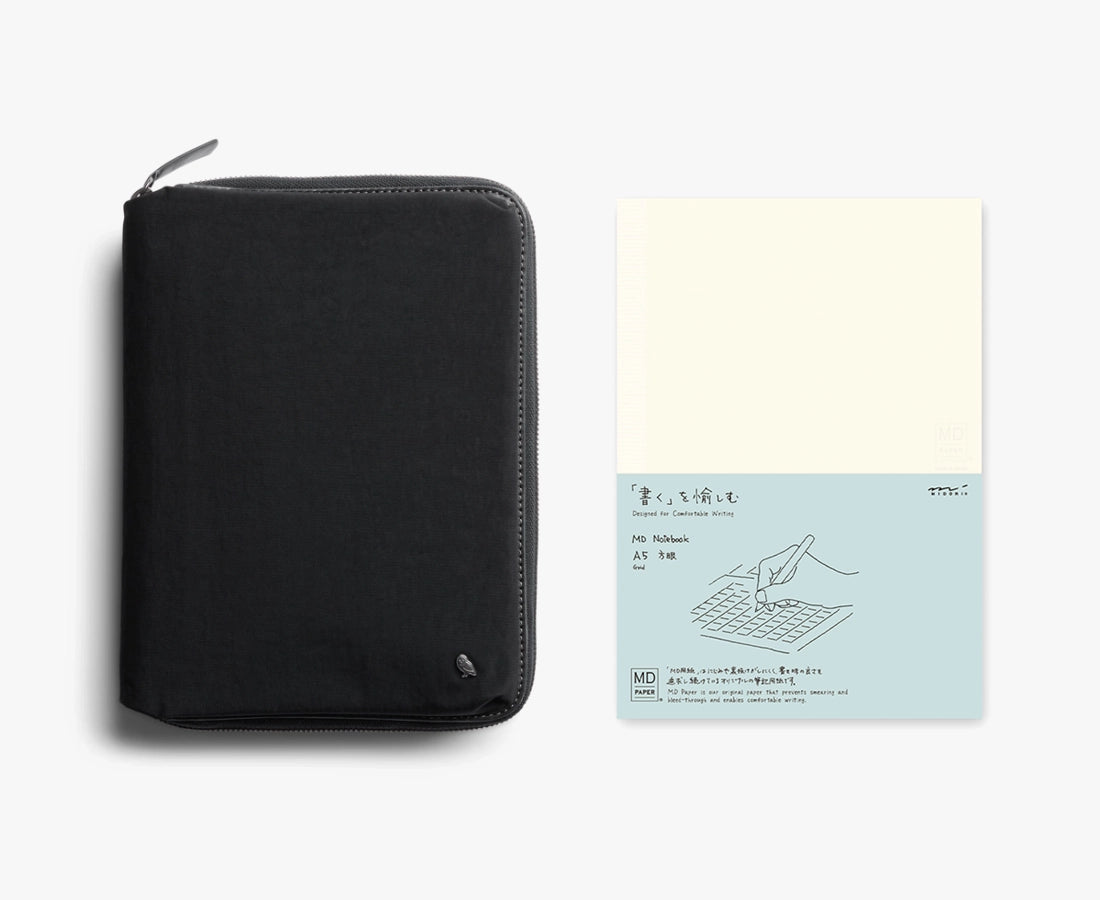 Bellroy Tokyo Folio Compendium + A5 Notebook Bundle