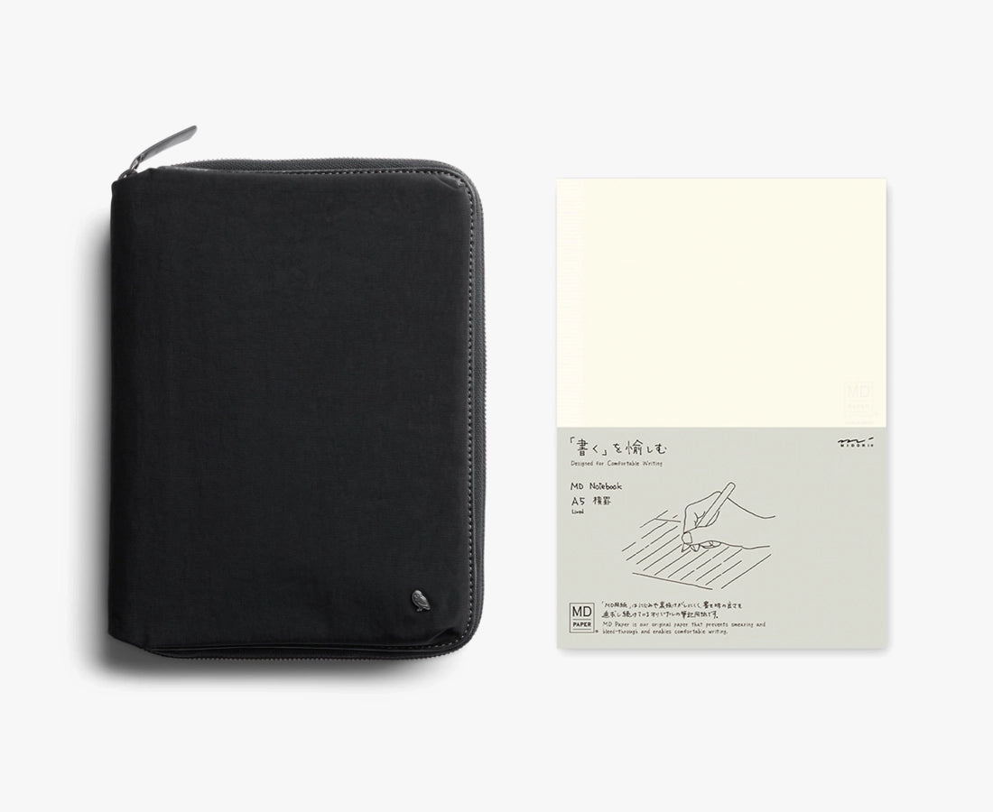 Bellroy Tokyo Folio Compendium + A5 Notebook Bundle