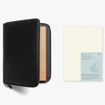A4 Compendium + Note Pad Bundle Black Grid