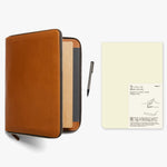A4 Compendium + Note Pad Bundle Caramel Blank