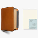 A4 Compendium + Note Pad Bundle Caramel Grid