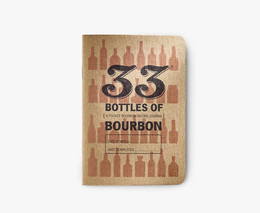33 Books Co. Bourbon Tasting Notebook