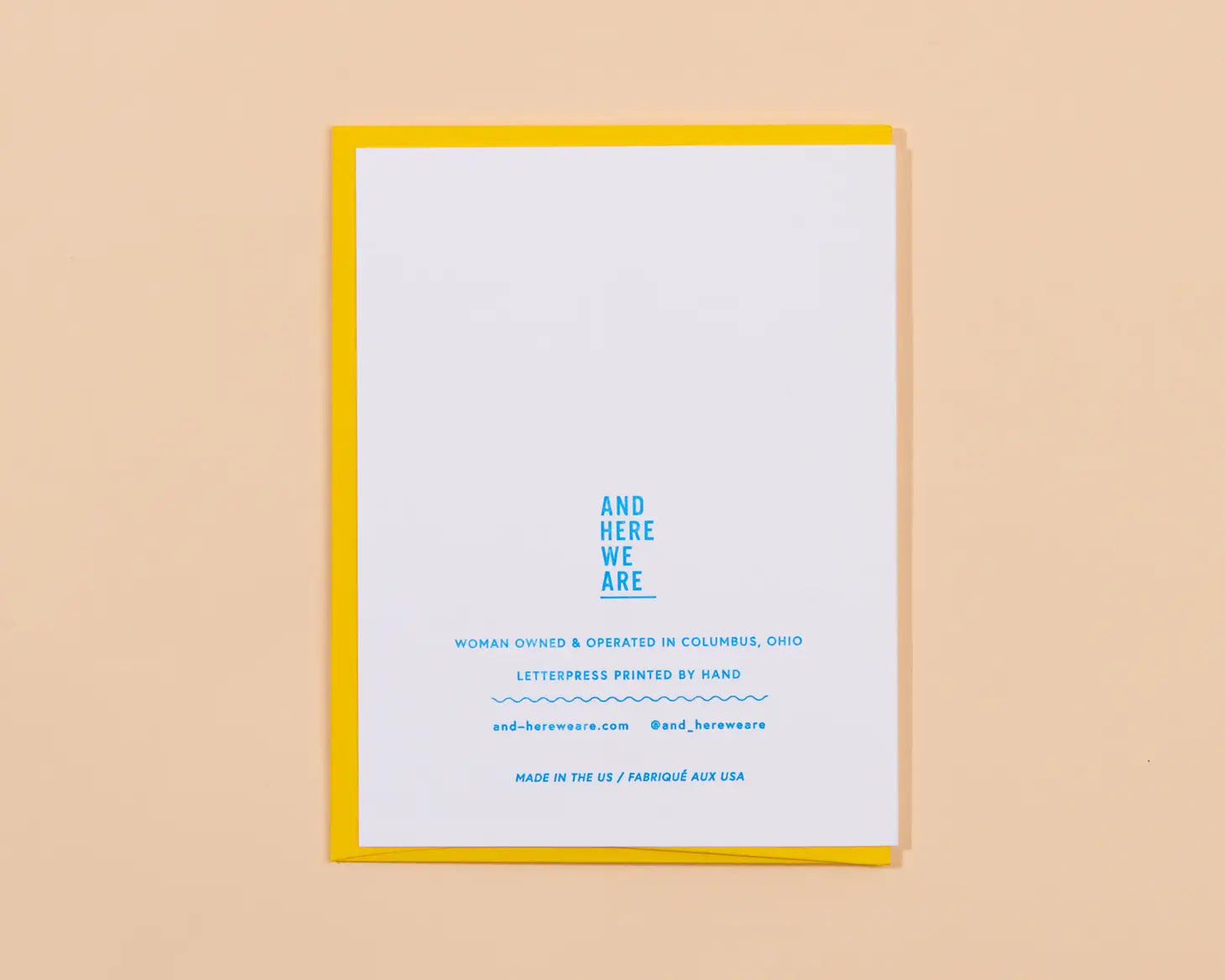 Teacher Appreciation Ribbon Thank You Letterpress Greeting Card