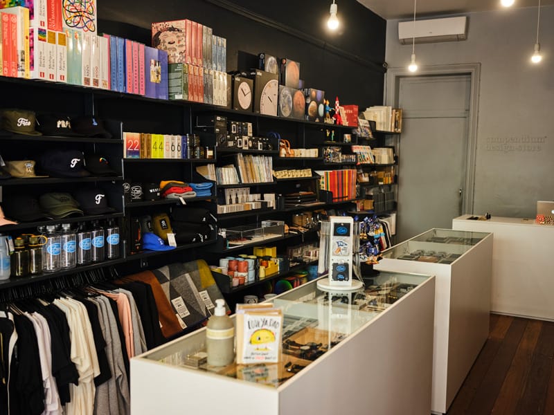 Inside Compendium Design Store, Fremantle. Creative gift ideas. Shop online or visit us in Freo.