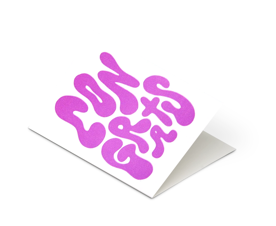 And Here We Are 'Congrats' Card