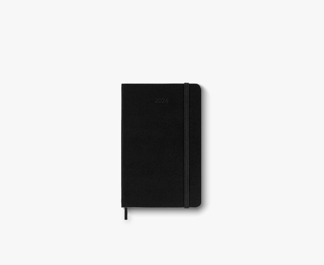 Moleskine 2024 Diary Weekly Notebook Pocket Hard Cover