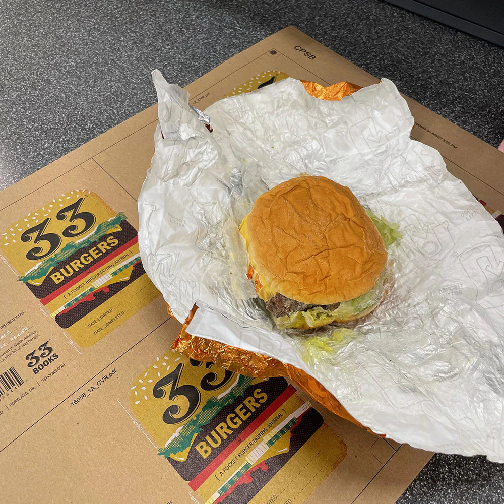 33 Books Co. Burgers Tasting Notebook