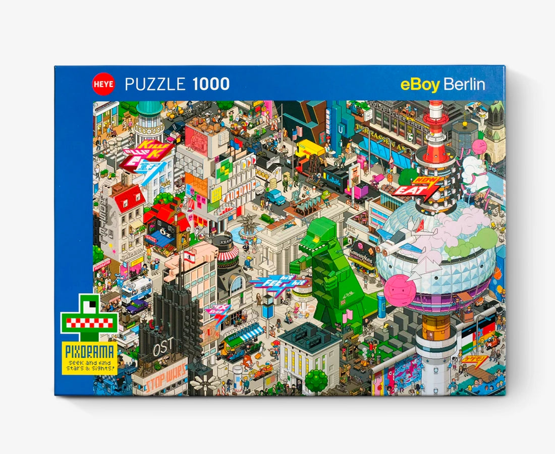 eBoy 'Berlin Quest' Pixorama Pixel Art 1000 Piece Puzzle
