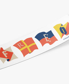 Fremantle Freo Nautical Bumper Sticker