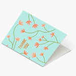 Odd Daughter - Floral Thank You Card