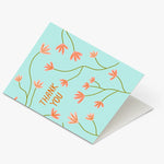 Odd Daughter - Floral Thank You Card