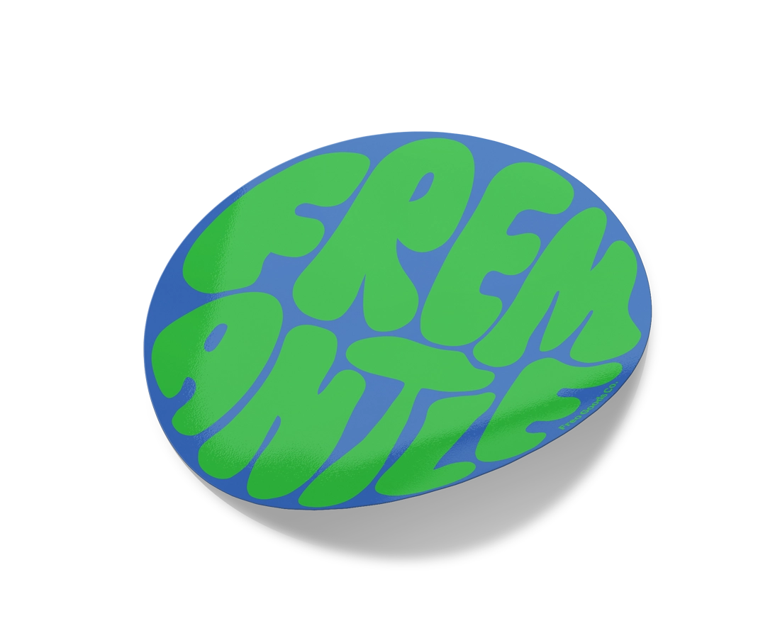 Fremantle Blob Vinyl Sticker 3inch