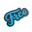 Freo Vinyl Sticker 3.5inch Blue/Black