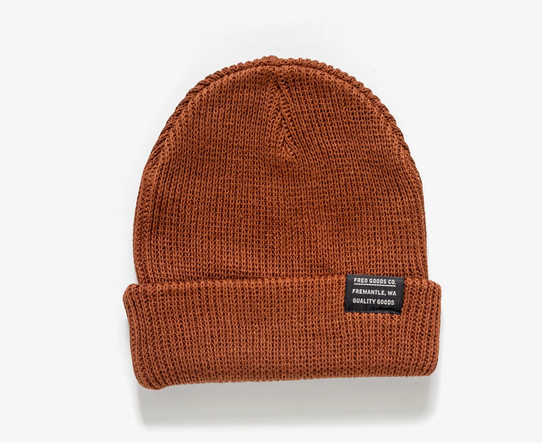 FGC Hemp Beanie in Brown