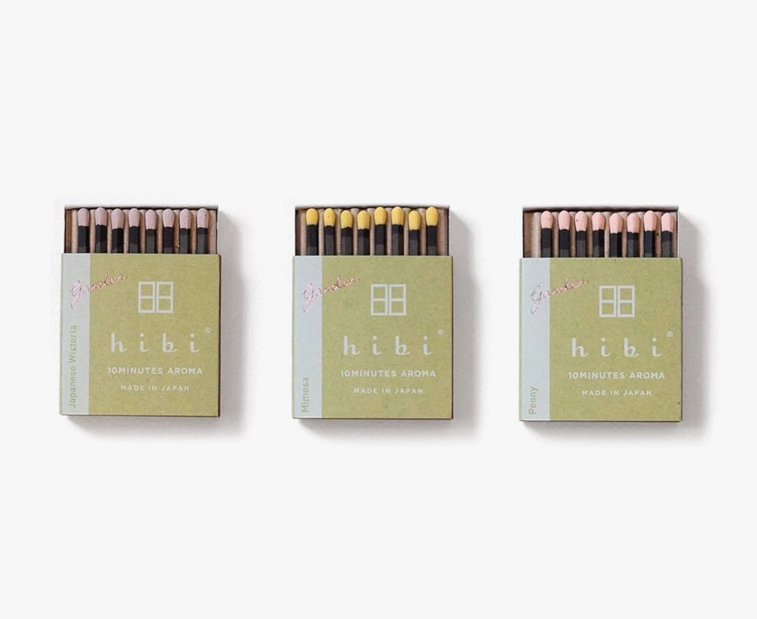 Hibi Scented Self-lighting Incense Sticks — 'Garden'