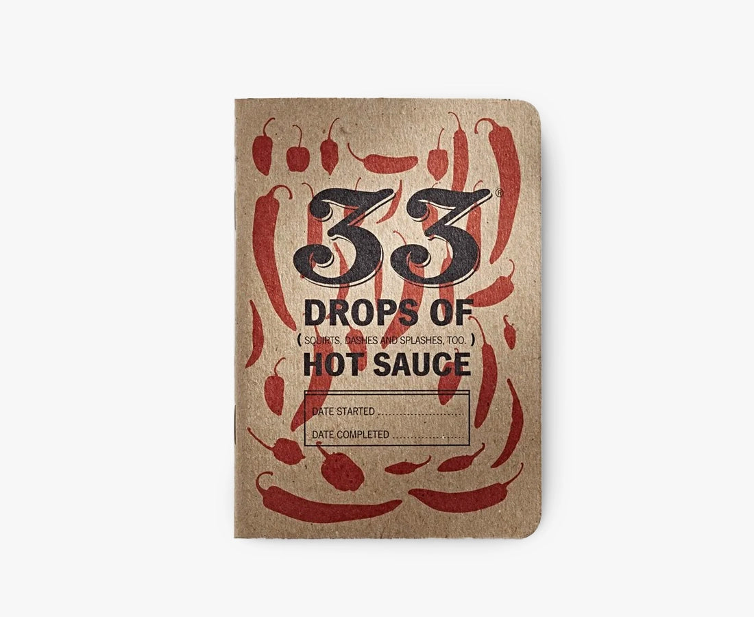 33 Books Co. Hot Sauce Tasting Notebook